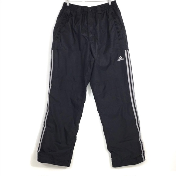 adidas Pants Adidas Vintage Y2k Track Pants Black White Stripe